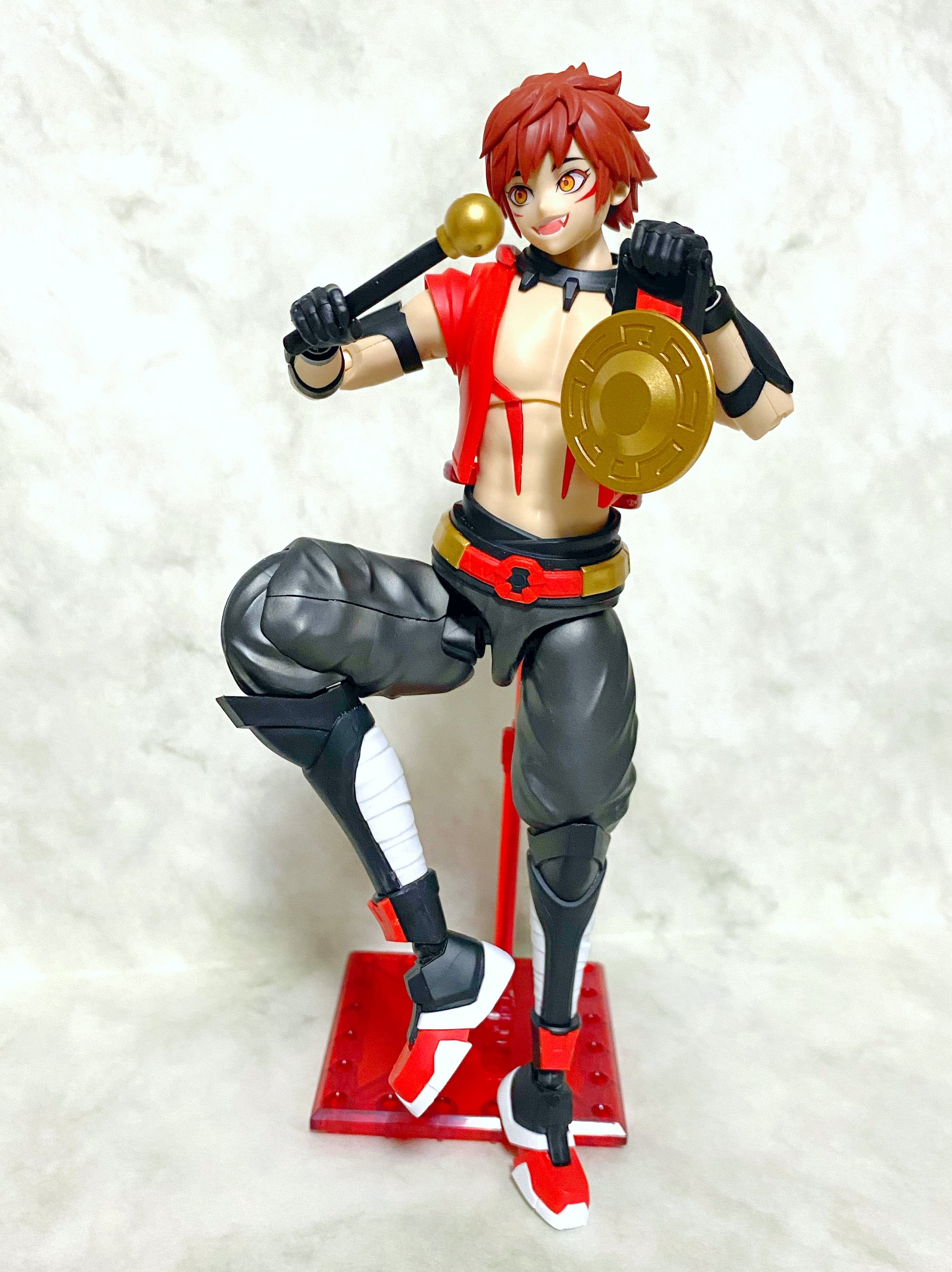 中華の男美プラ「将魂姫 申猴」を作る｜nyapoona