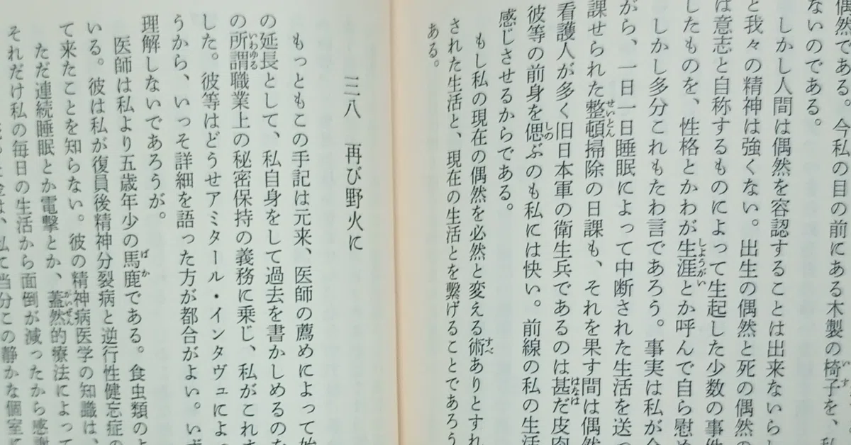 大岡昇平「野火」ネタバレあらすじ
