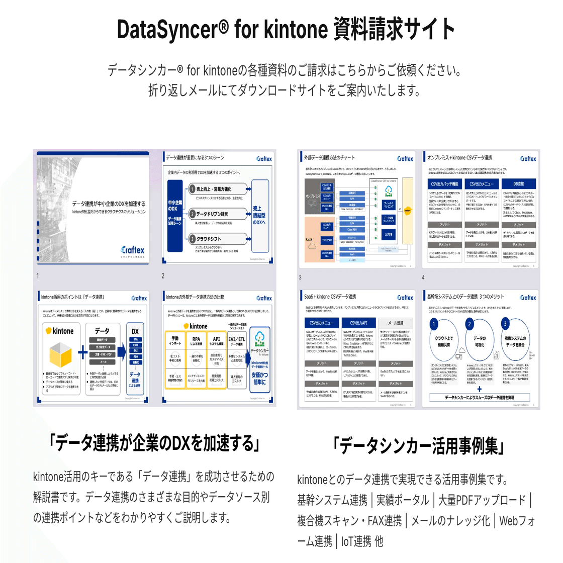 kintoneアプリ間データ連携」をサクッと理解！（ホワイトペーパー作成