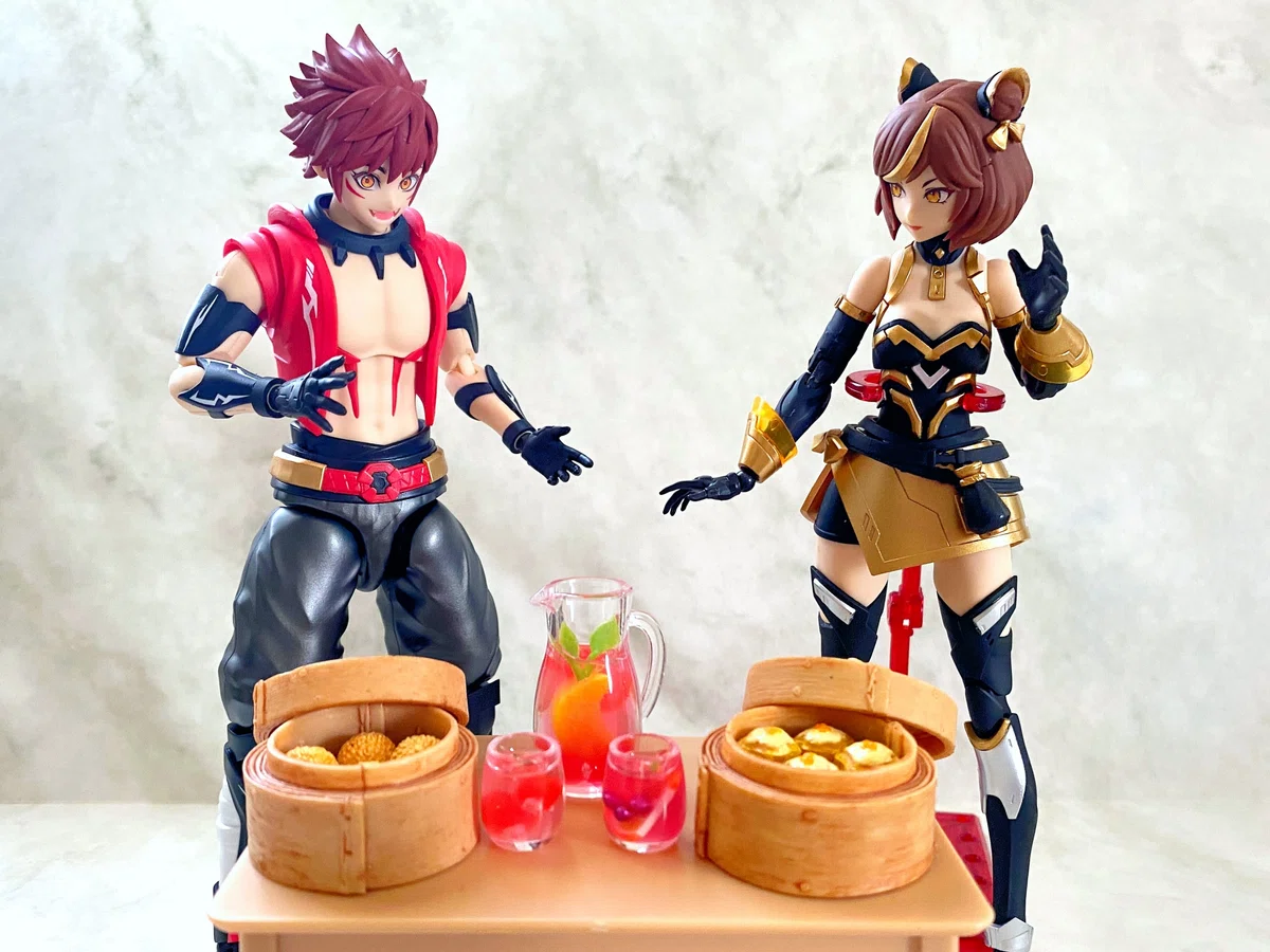 中華の男美プラ「将魂姫 申猴」を作る｜nyapoona