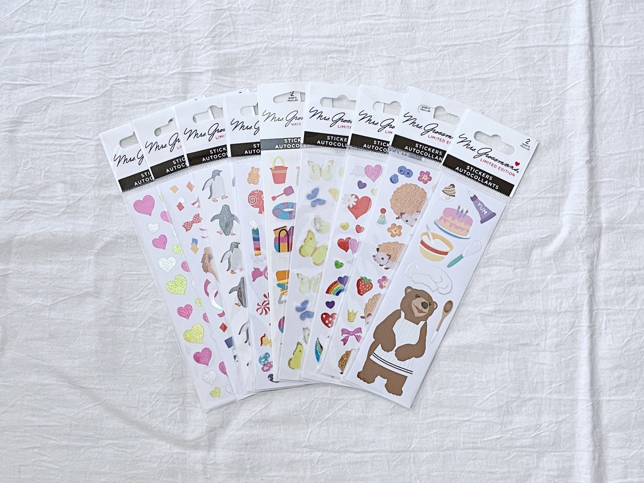 Mrs.Grossman'sのステッカー保管方法を新しくしました！｜ちゃん