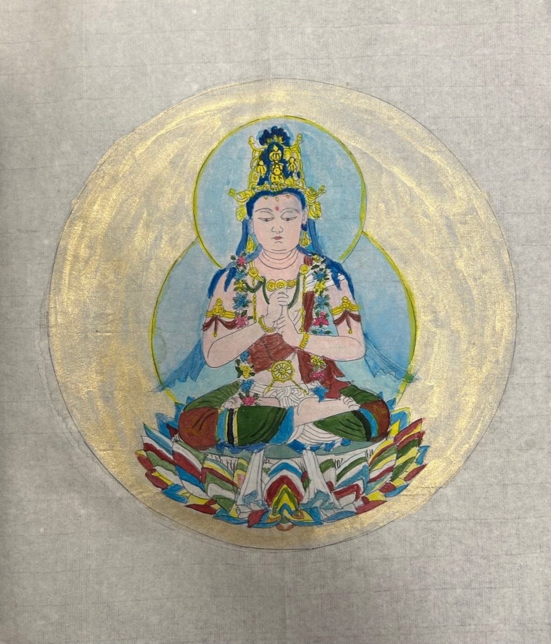 価格は安く 仏画曼荼羅アート―Art HORAKUJI―｜達磨の眼【本伝統文化 at work 絵画