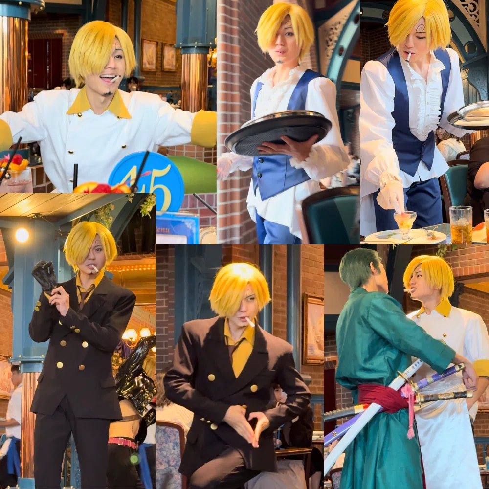 ワンピース　ユニバ　サンジ　セット 1人USJ】ワンピース・プレミアショー＆サンジの海賊レストランのVIP