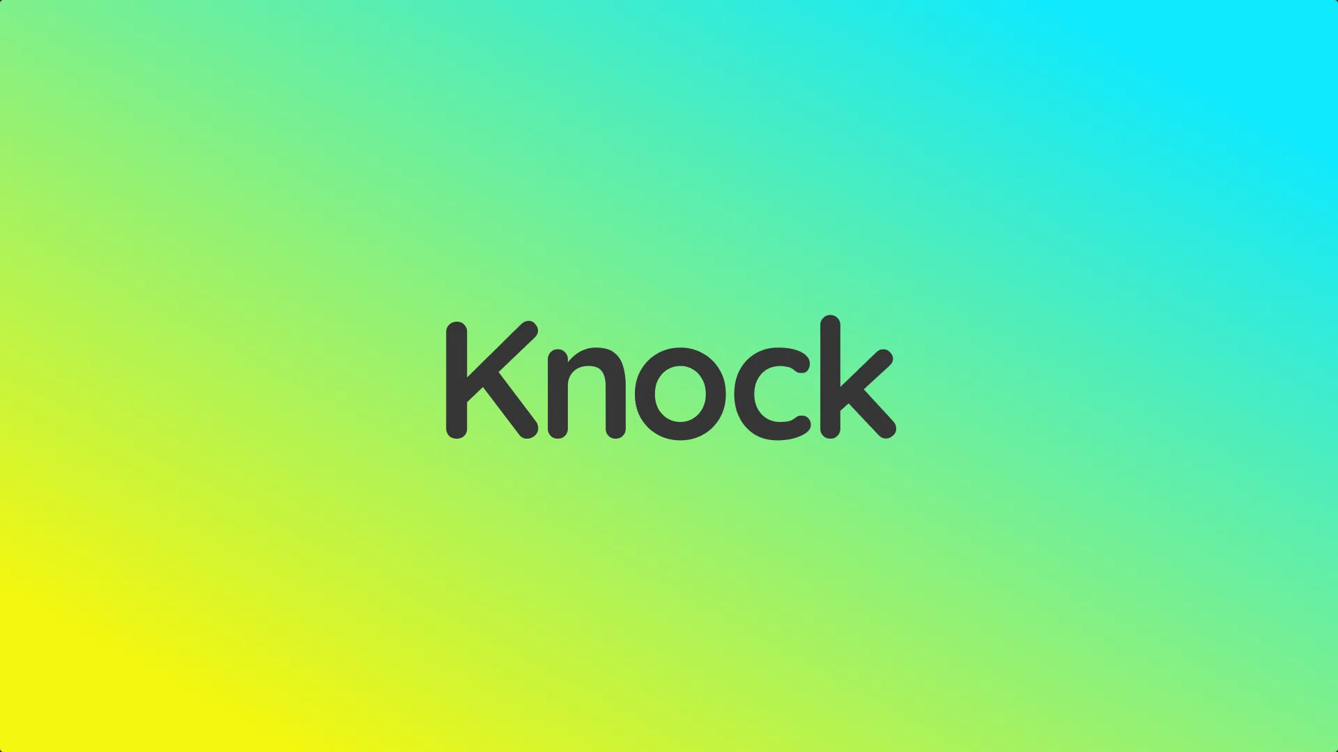 Knock（ノック）2ヶ月遅れの公開挨拶！｜Knock
