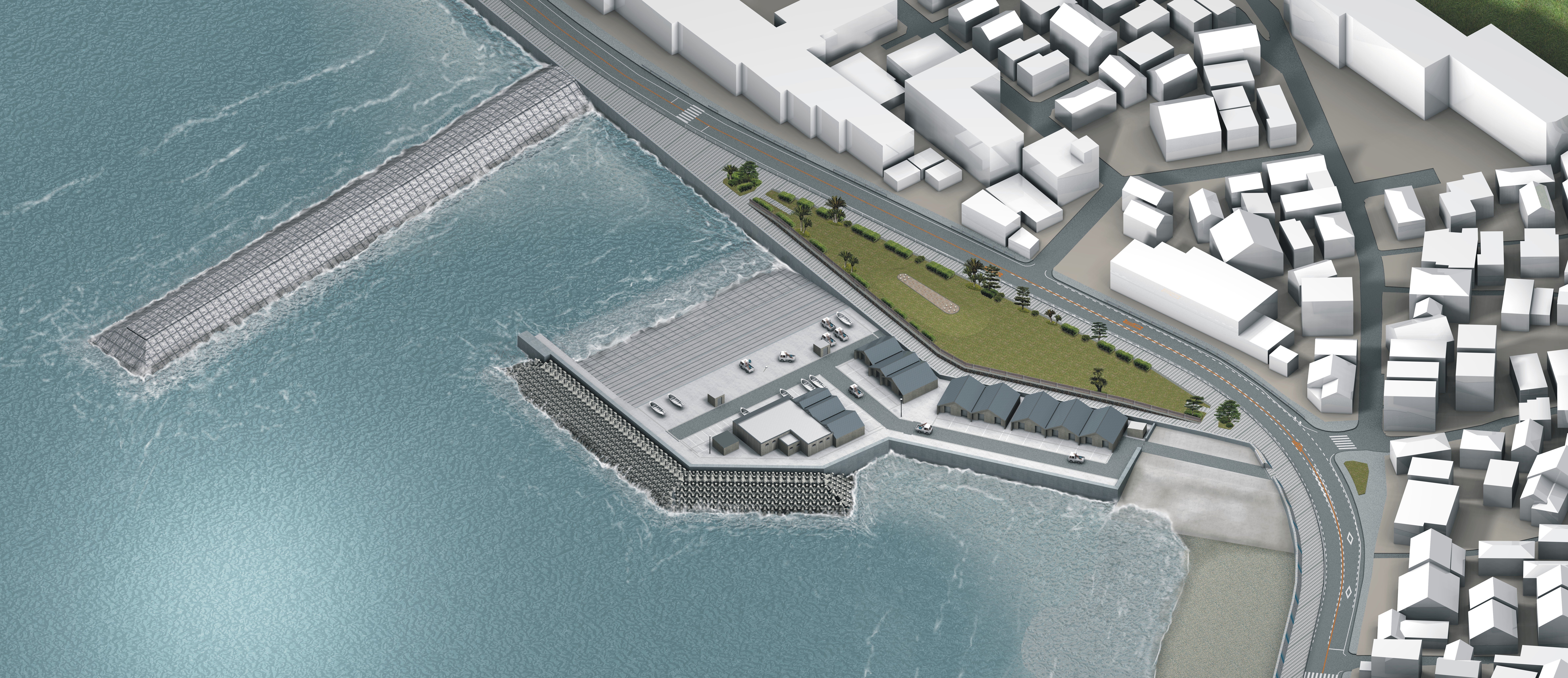 漁業支援施設の完成予想図を紹介します！｜ナルホド事始メ｜鎌倉市公式