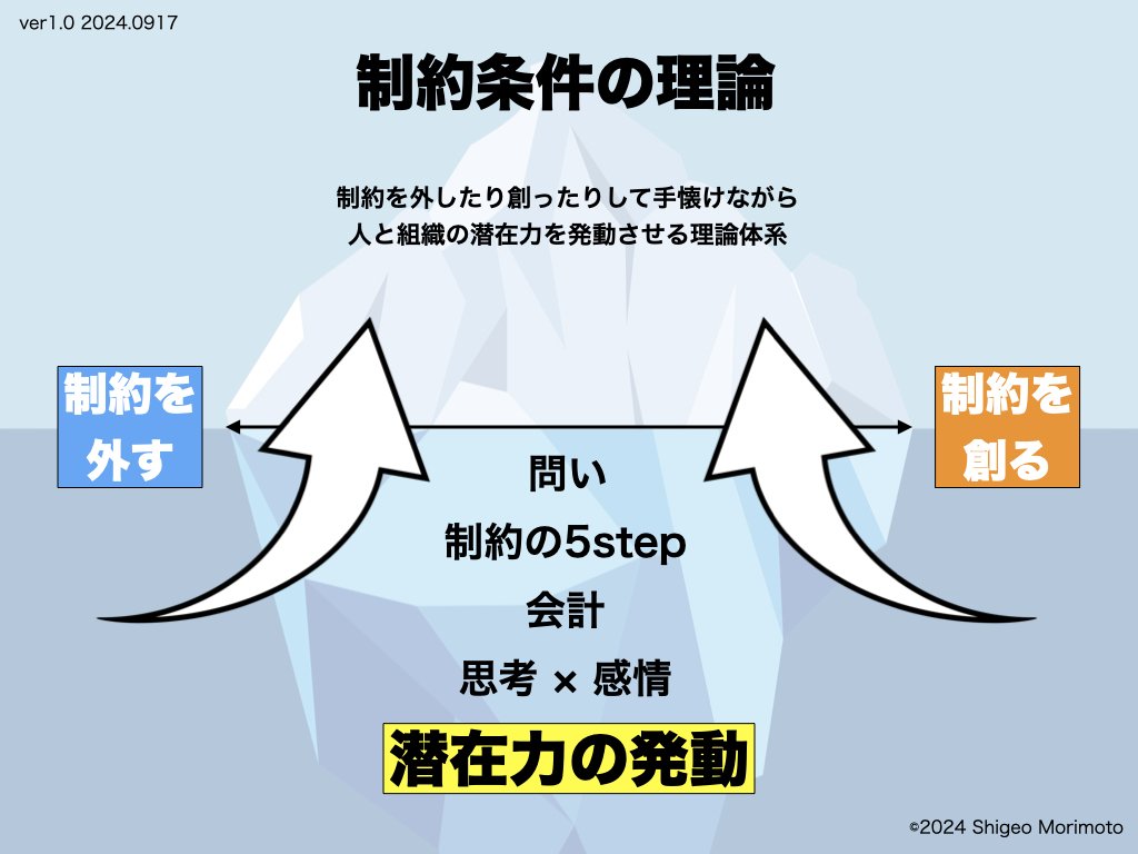 制約条件の理論（TOC）の定義をアップデートする｜森本繁生 流れ