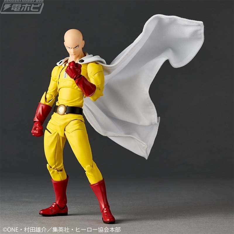 ワンパンマン』のサイタマが可動フィギュア「リボルテック
