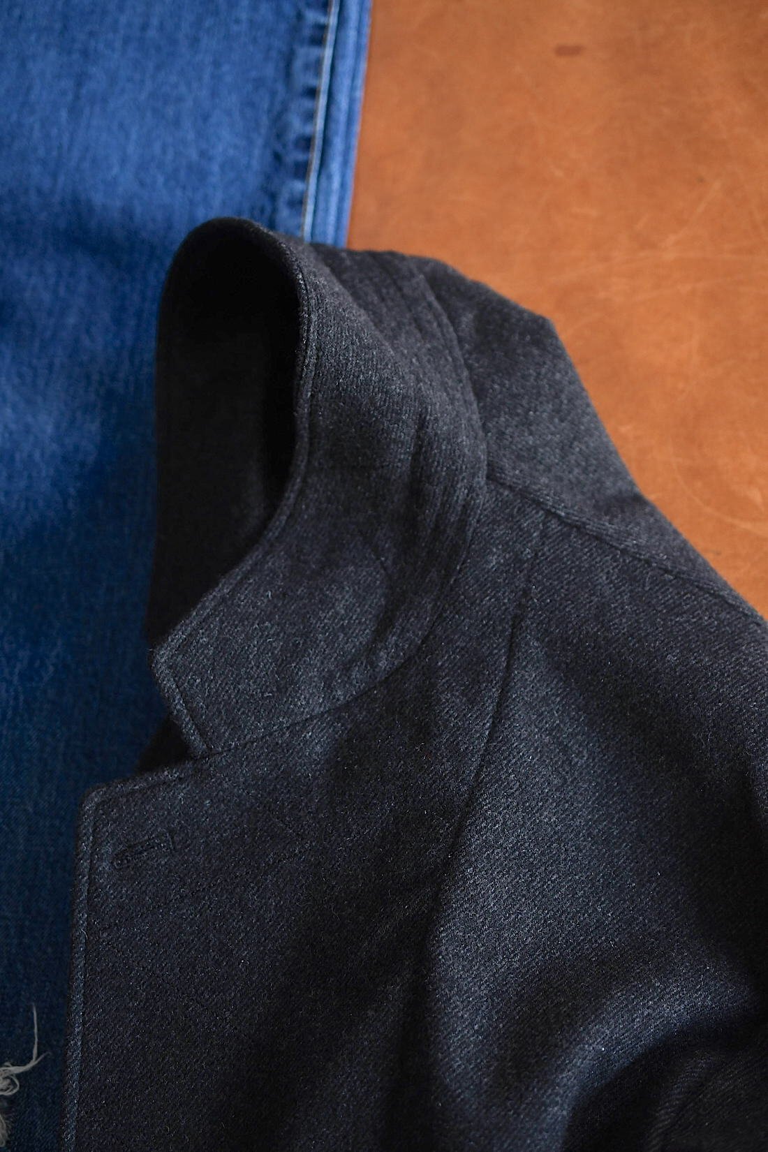 Cashmere flannel take easy jacket exclusive for nariwai