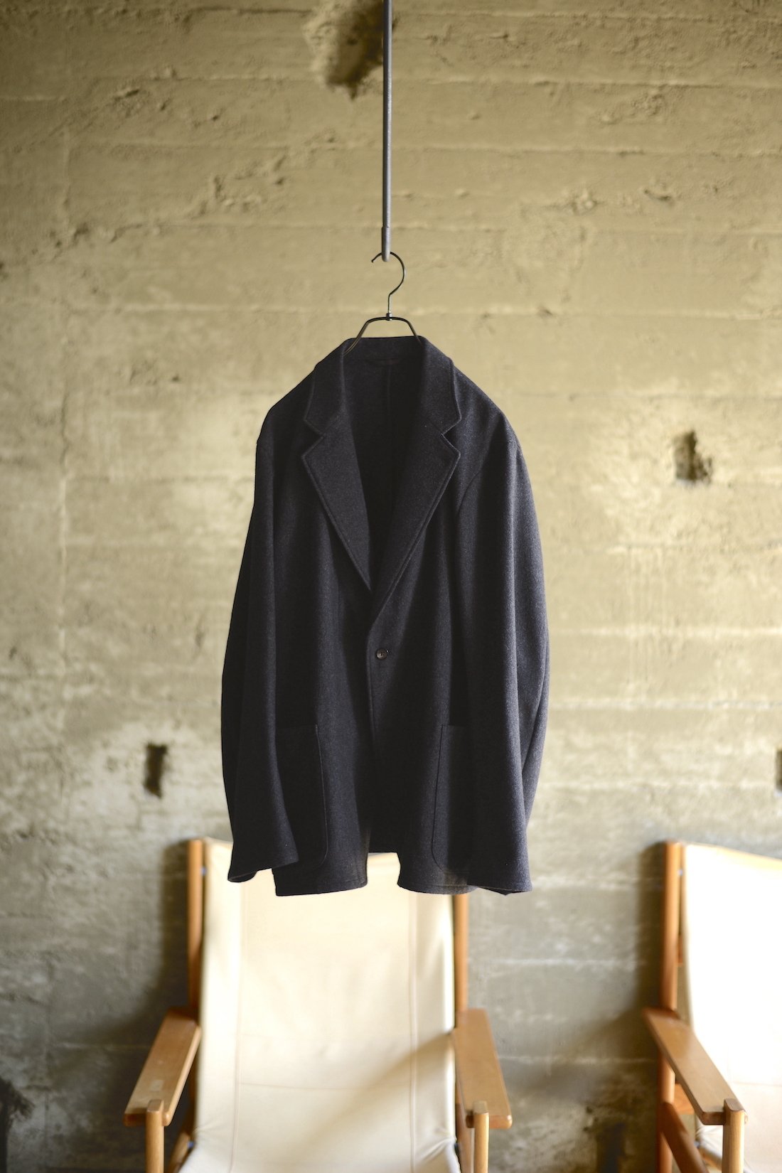 Cashmere flannel take easy jacket exclusive for nariwai