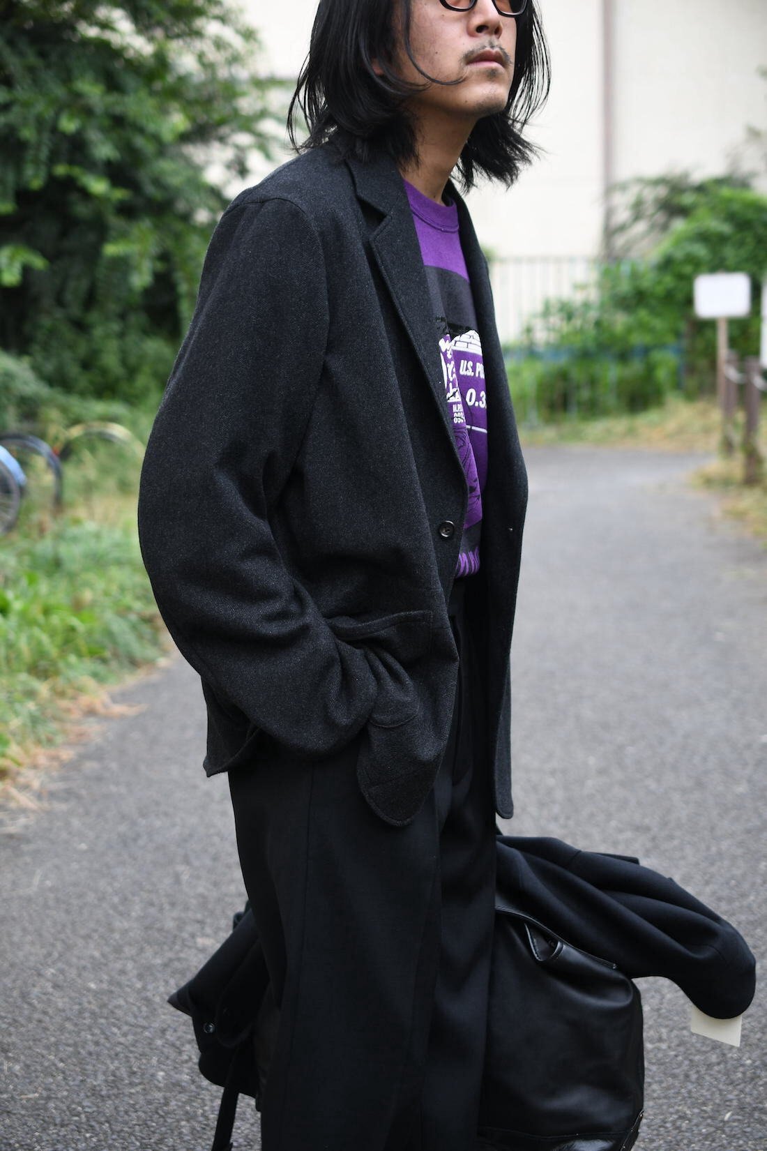 Cashmere flannel take easy jacket exclusive for nariwai Cashmere flannel take easy jacket exclusive for nariwai