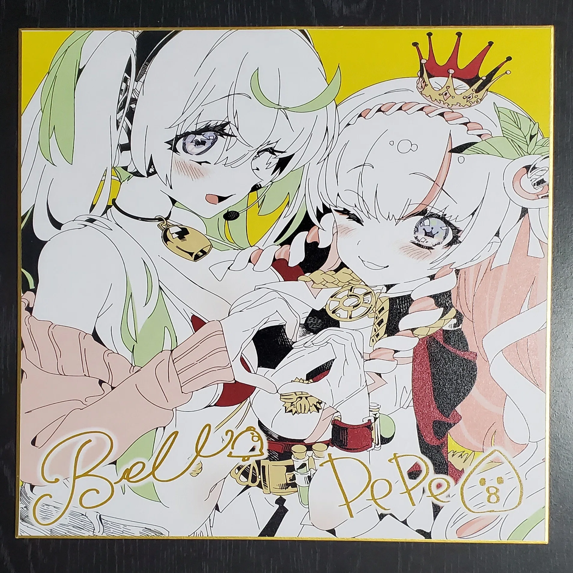 キミイロ×ライバー』ぺぺちコラボイラスト複製サイン色紙が当選しま 