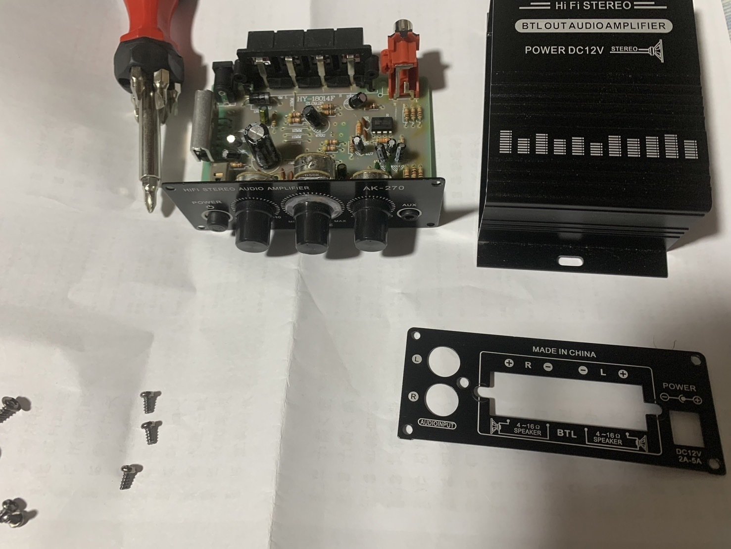 中華アンプ AK-270 コンデンサ交換|おおいなり丸 中華アンプ AK-270 コンデンサ交換|おおいなり丸