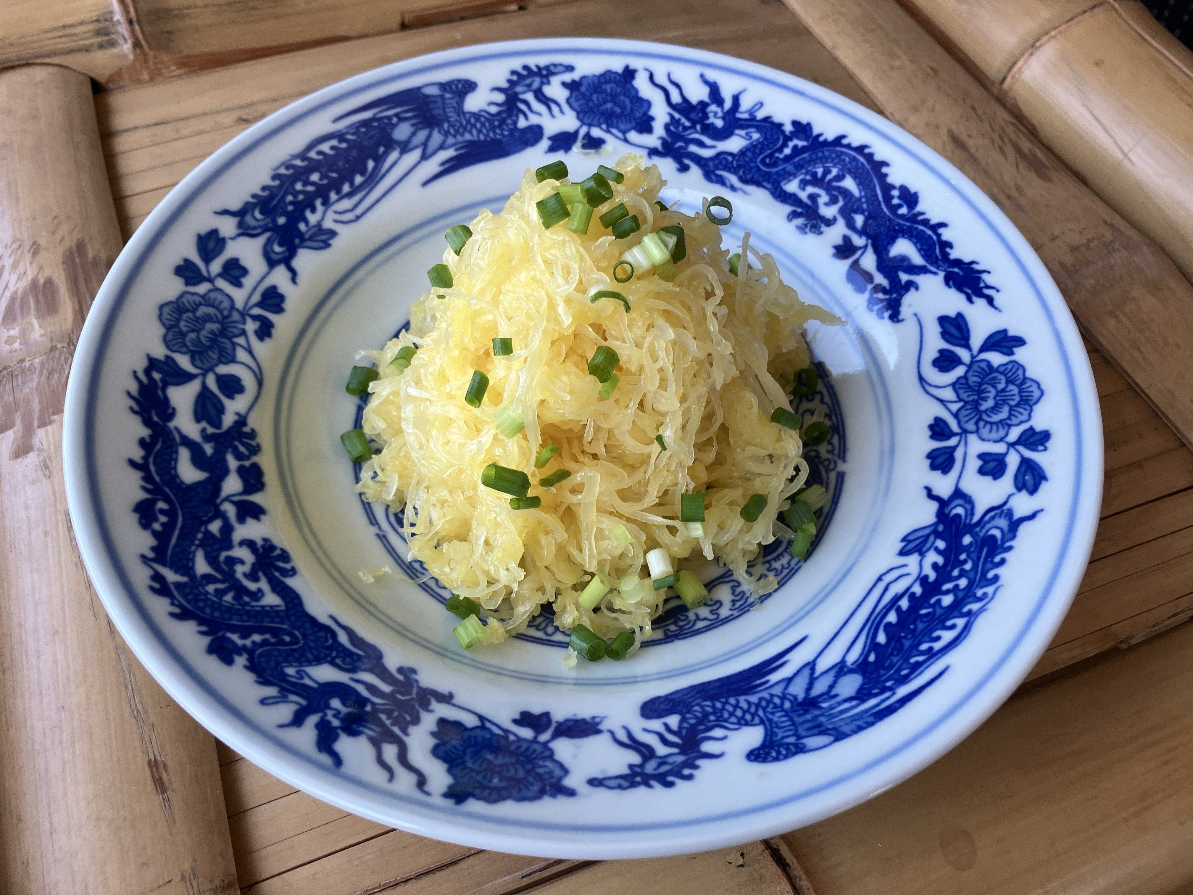 おうちで中華 - 涼拌金絲瓜（そうめん南瓜の冷菜）｜酒徒（しゅと