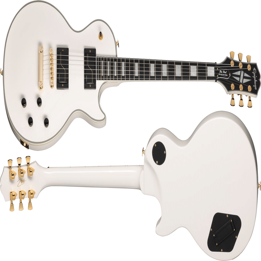 ボーン・ホワイト！エピフォンによるマット・ヒーフィー（TRIVIUM