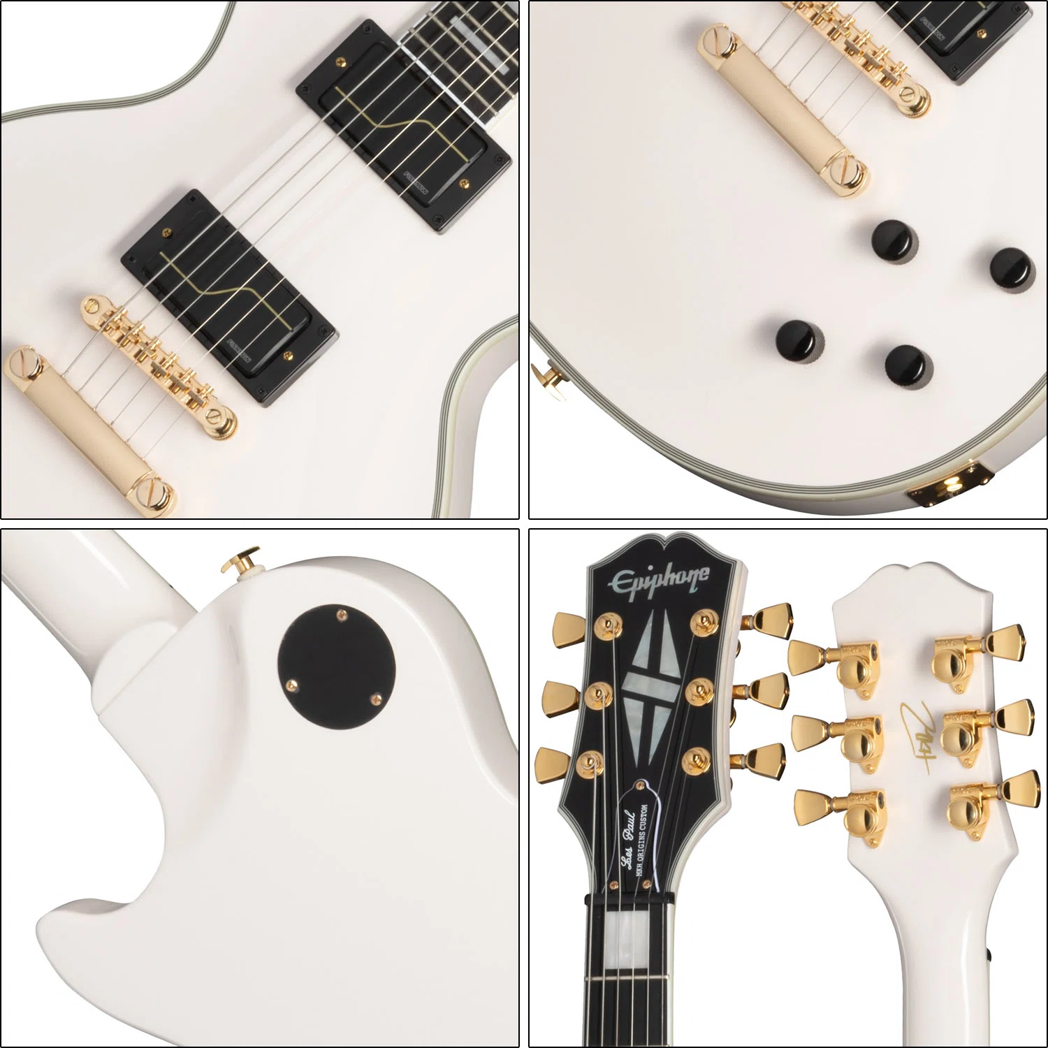 ボーン・ホワイト！エピフォンによるマット・ヒーフィー（TRIVIUM