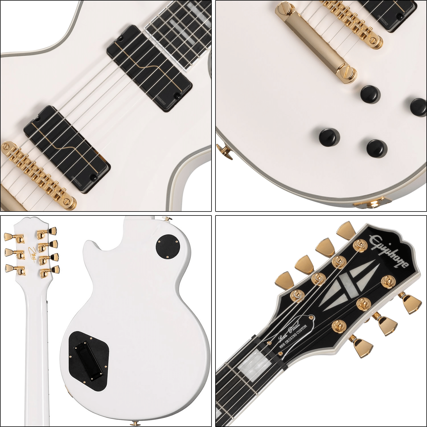 ボーン・ホワイト！エピフォンによるマット・ヒーフィー（TRIVIUM