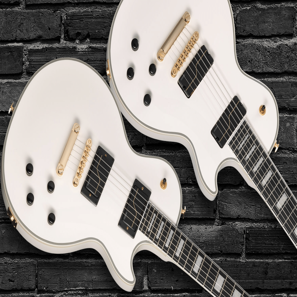 ボーン・ホワイト！エピフォンによるマット・ヒーフィー（TRIVIUM