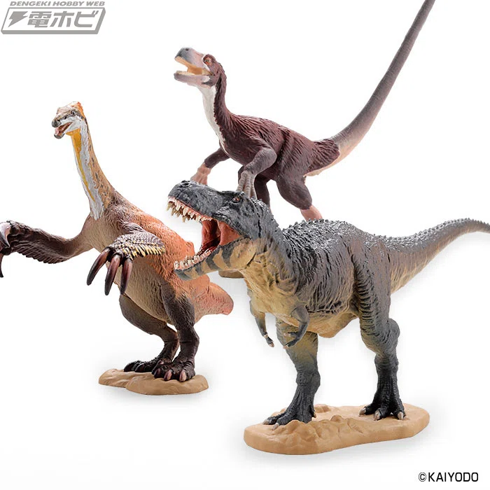 海洋堂が手がける精巧な恐竜のミニチュアフィギュア入り食玩「恐竜
