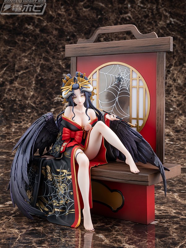 オーバーロード』アルベドが艶やかな和服姿でフィギュア化！大胆
