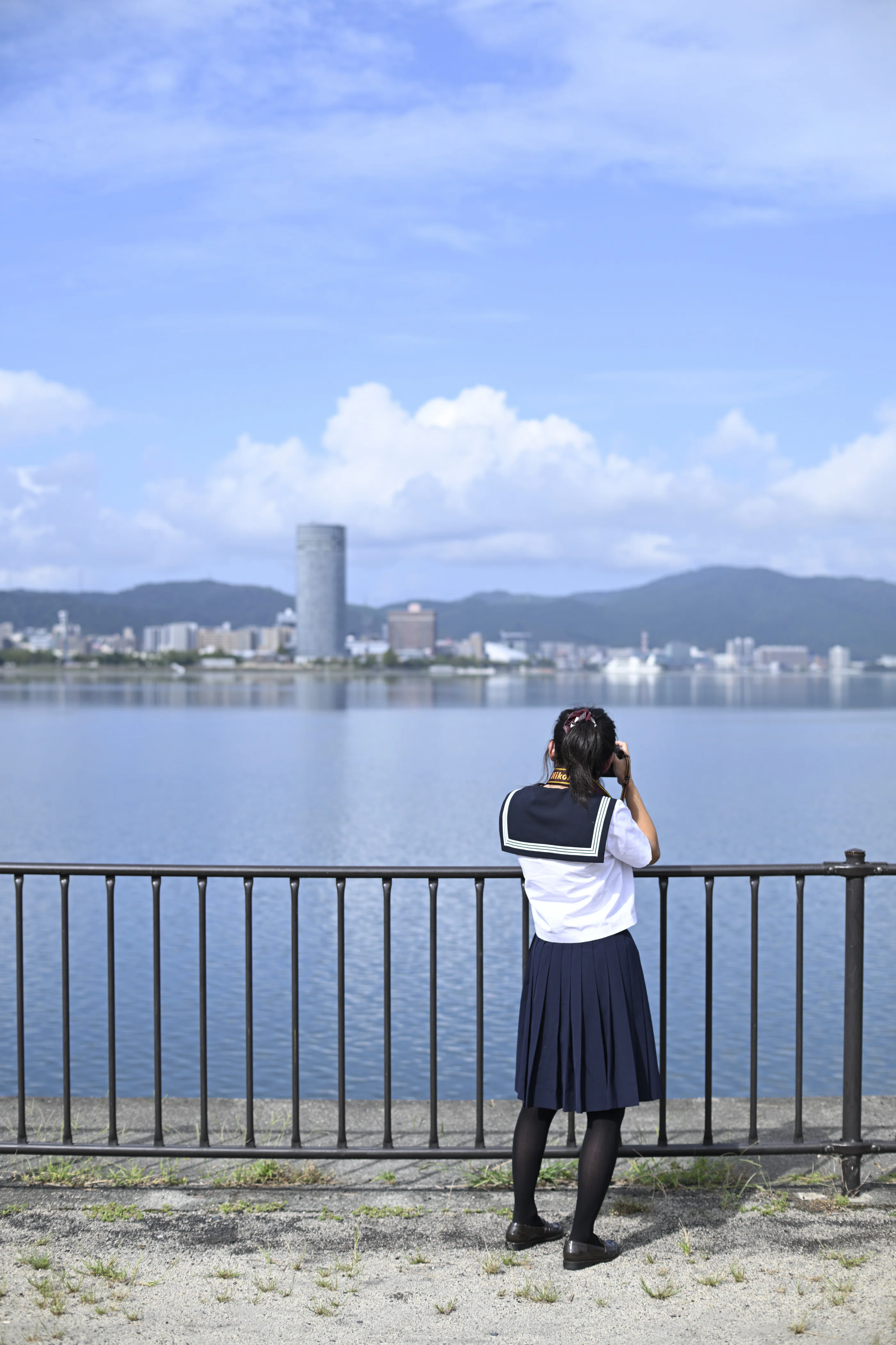 大津港周辺でいろいろ撮影｜鷺
