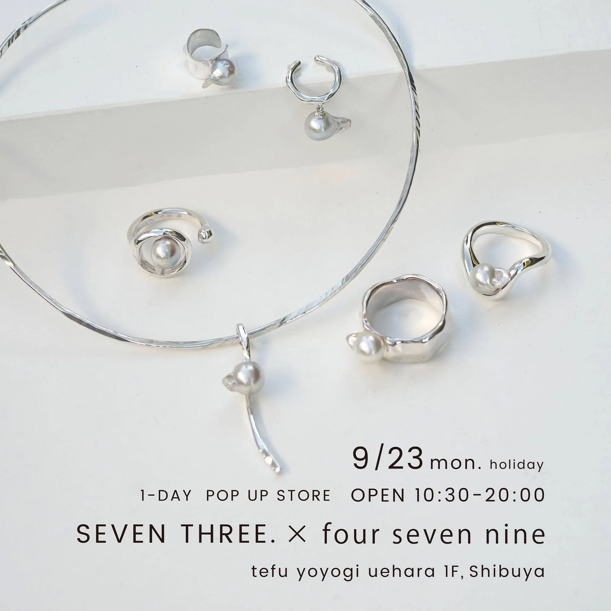 新作】金魚真珠×four seven nineコラボアイテム｜SEVEN THREE