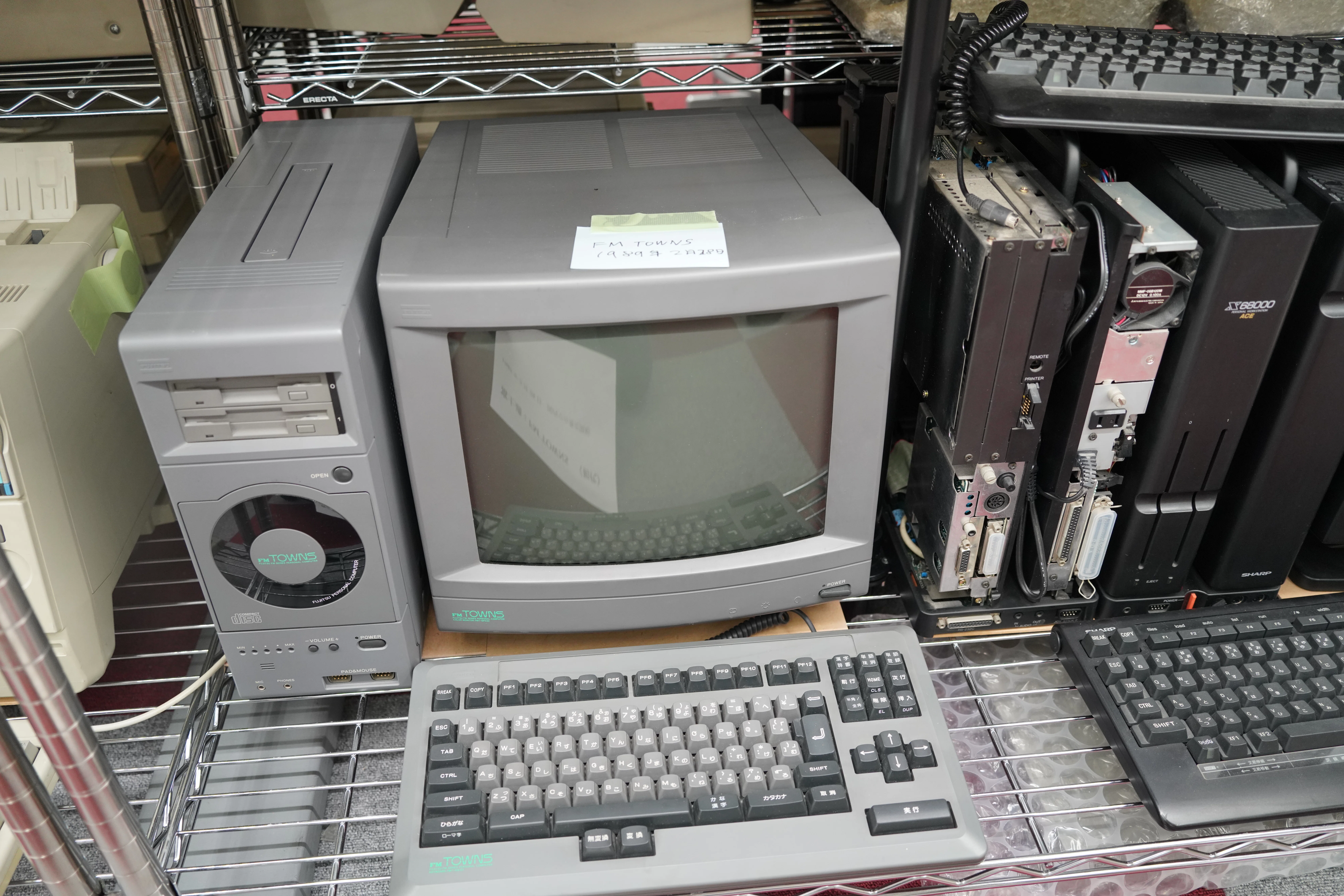希少　富士通　マイクロ7 MB25010 パーソナルコンピューター　当時物 Yahoo!オークション - 「富士通 fm-7」その他 (パソコン) の落札相場