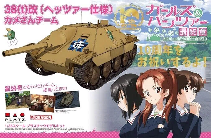 □ガールズアンドパンツァーに出てくる38(t)戦車はどういう性質、歴史