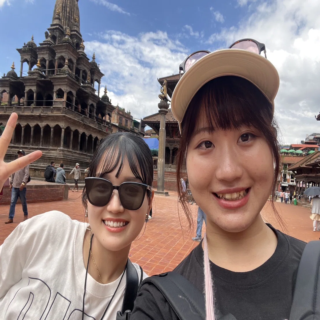 大学2年夏の長旅3日目】やっと本場の曼荼羅を購入！✨＆ネパール人と