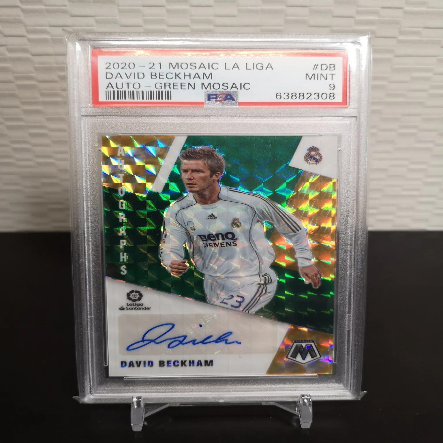 PANINI PRIZM ベッカム直筆サインカード（2020-21 Panini Prizm EPL 