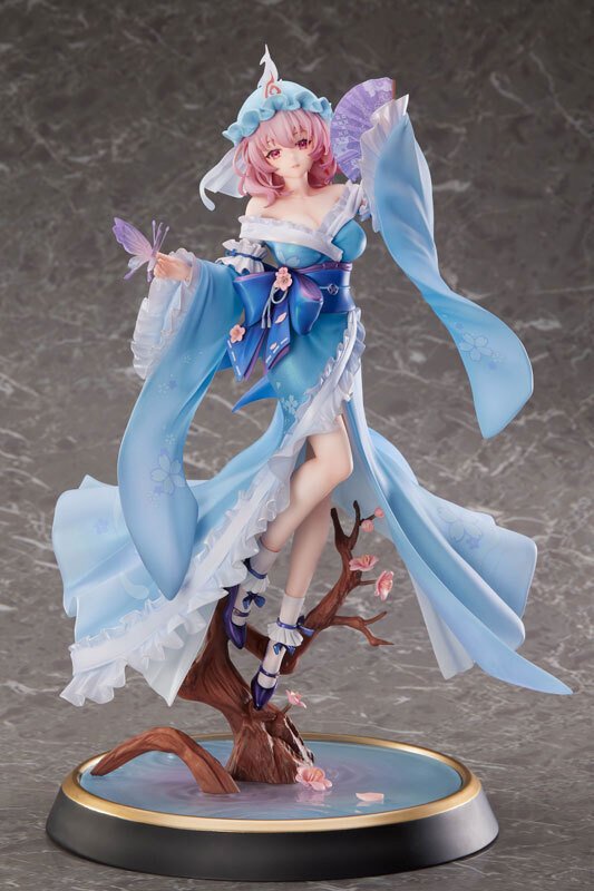 【開封済み】東方project 西行寺幽々子　フィギュア　豪華版 衣装からのぞく美しい肢体に釘付け！『東方Project』西行寺