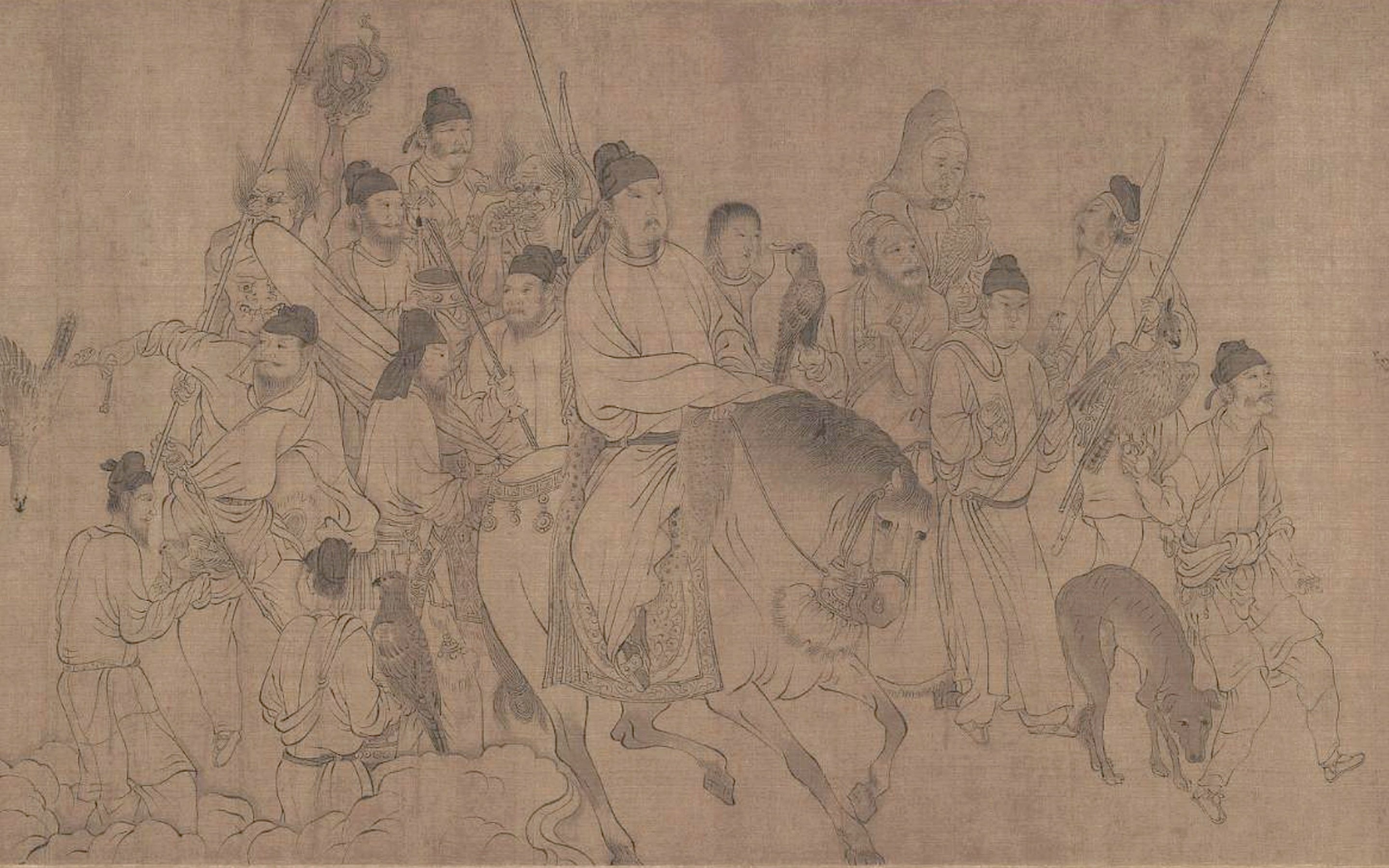 中国・北宋の白描画家・李公麟について……講談師風の語り口で、AI