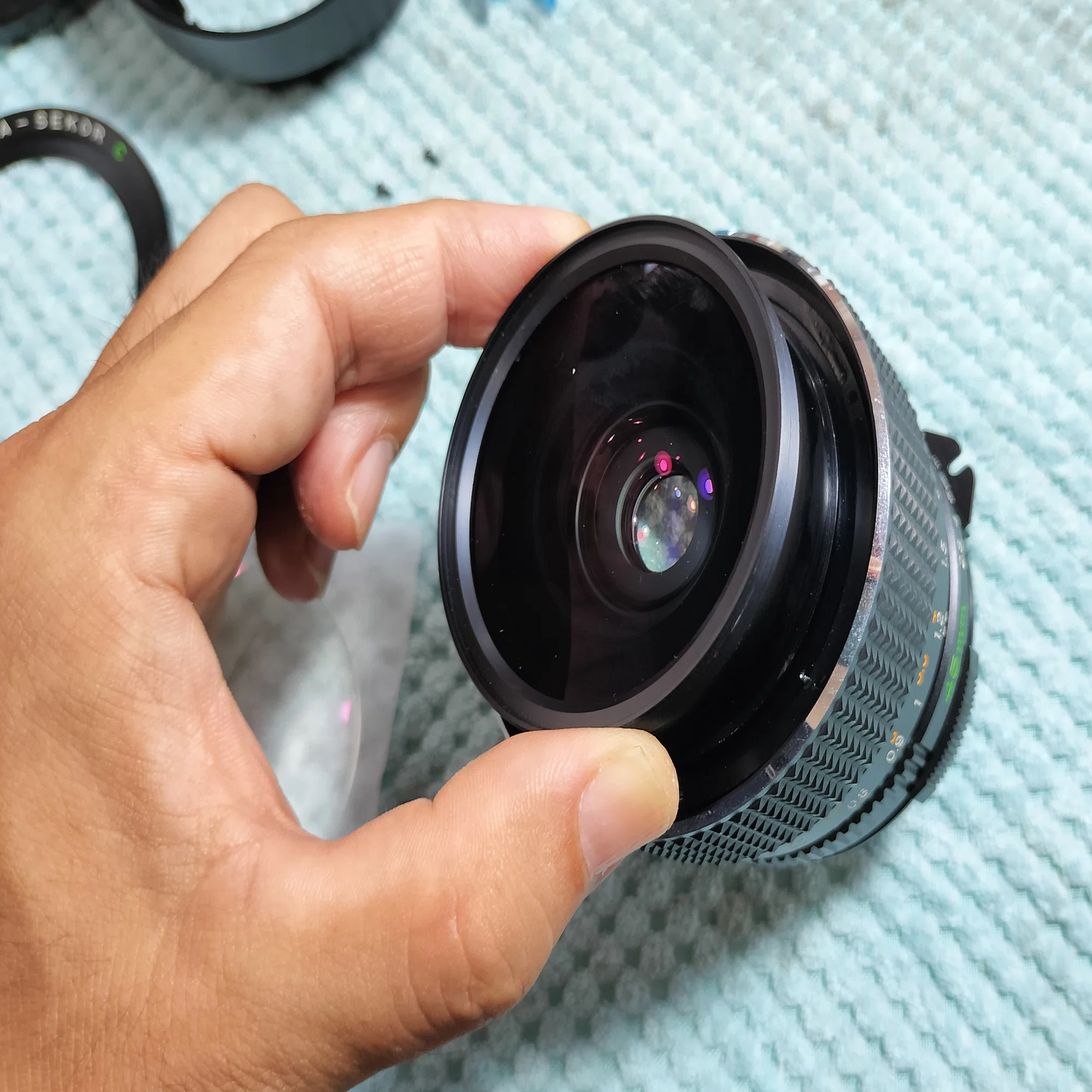 Mamiya Sekor C 45mm F/2.8の分解｜フィルムカメラ修理のアクアカメラ
