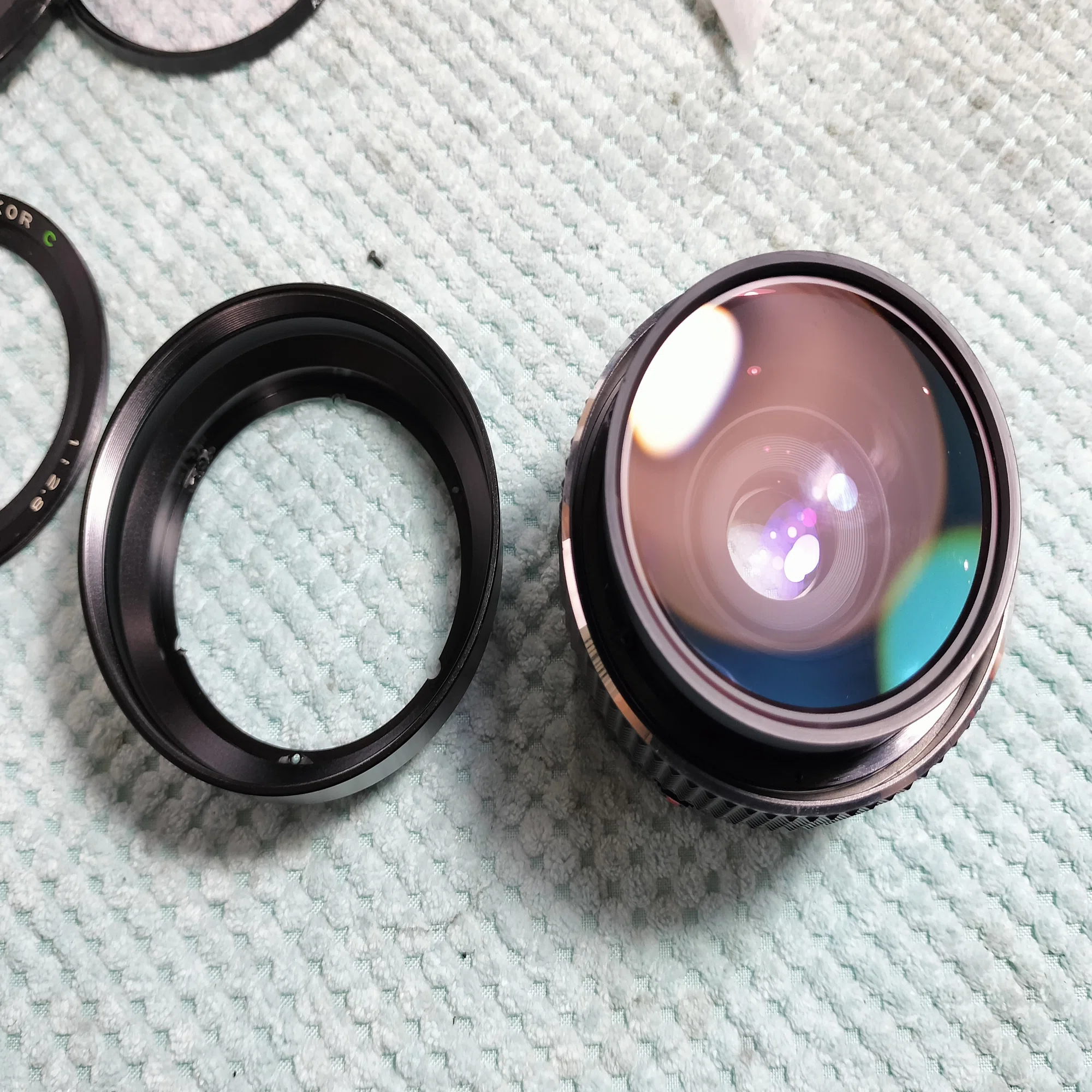 Mamiya Sekor C 45mm F/2.8の分解｜フィルムカメラ修理のアクアカメラ