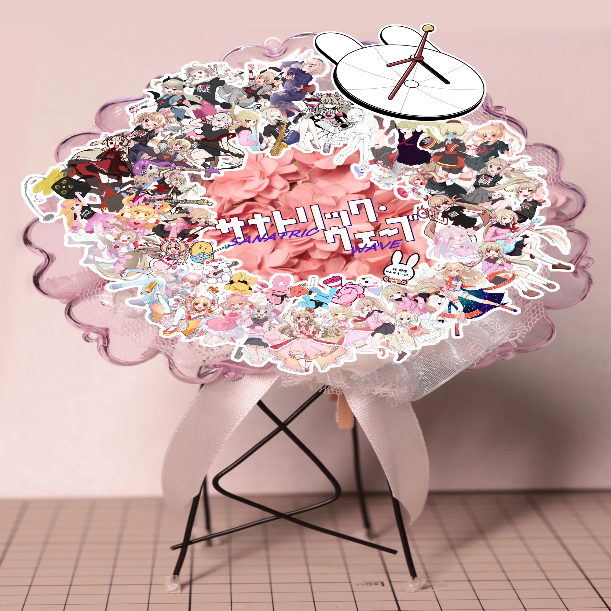 集合イラスト＆フラワースタンドが出来るまで「1st Live「サナトリック