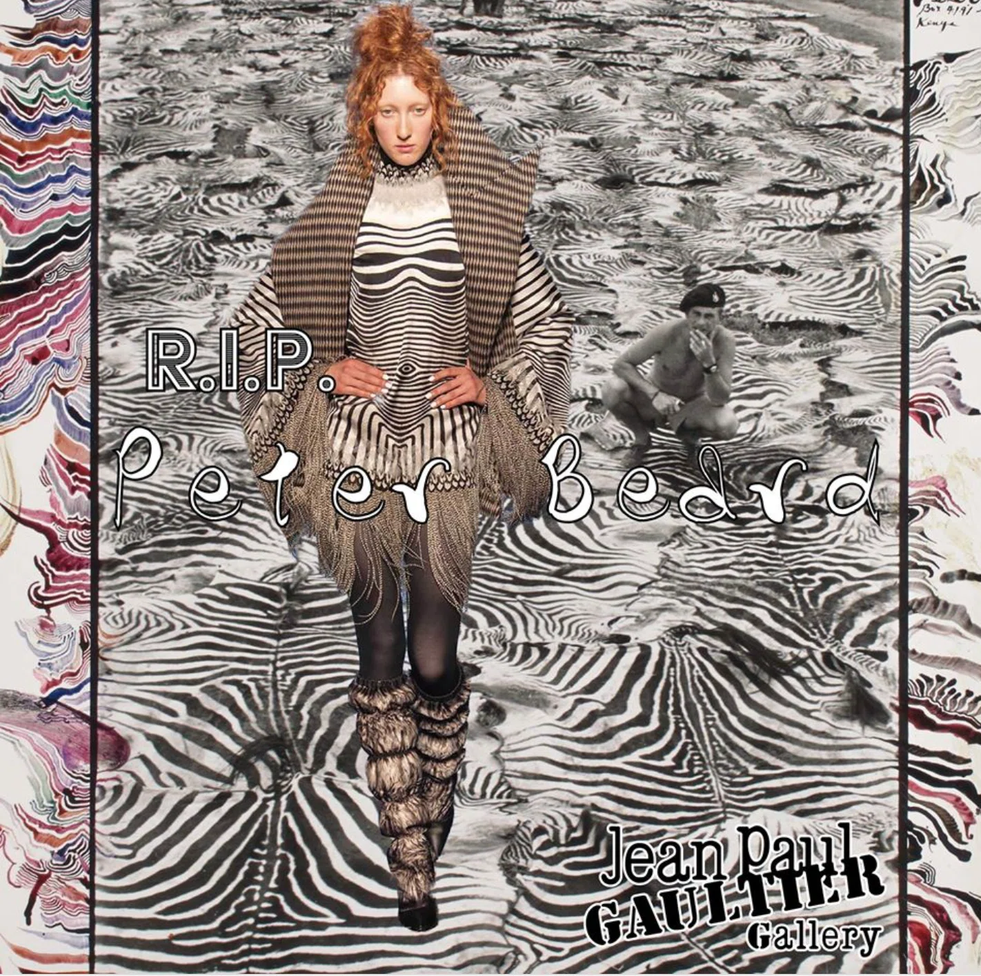 Jean Paul GAULTIER ゴルチェ 絵画 和風ぽさもある ノースリーブ 