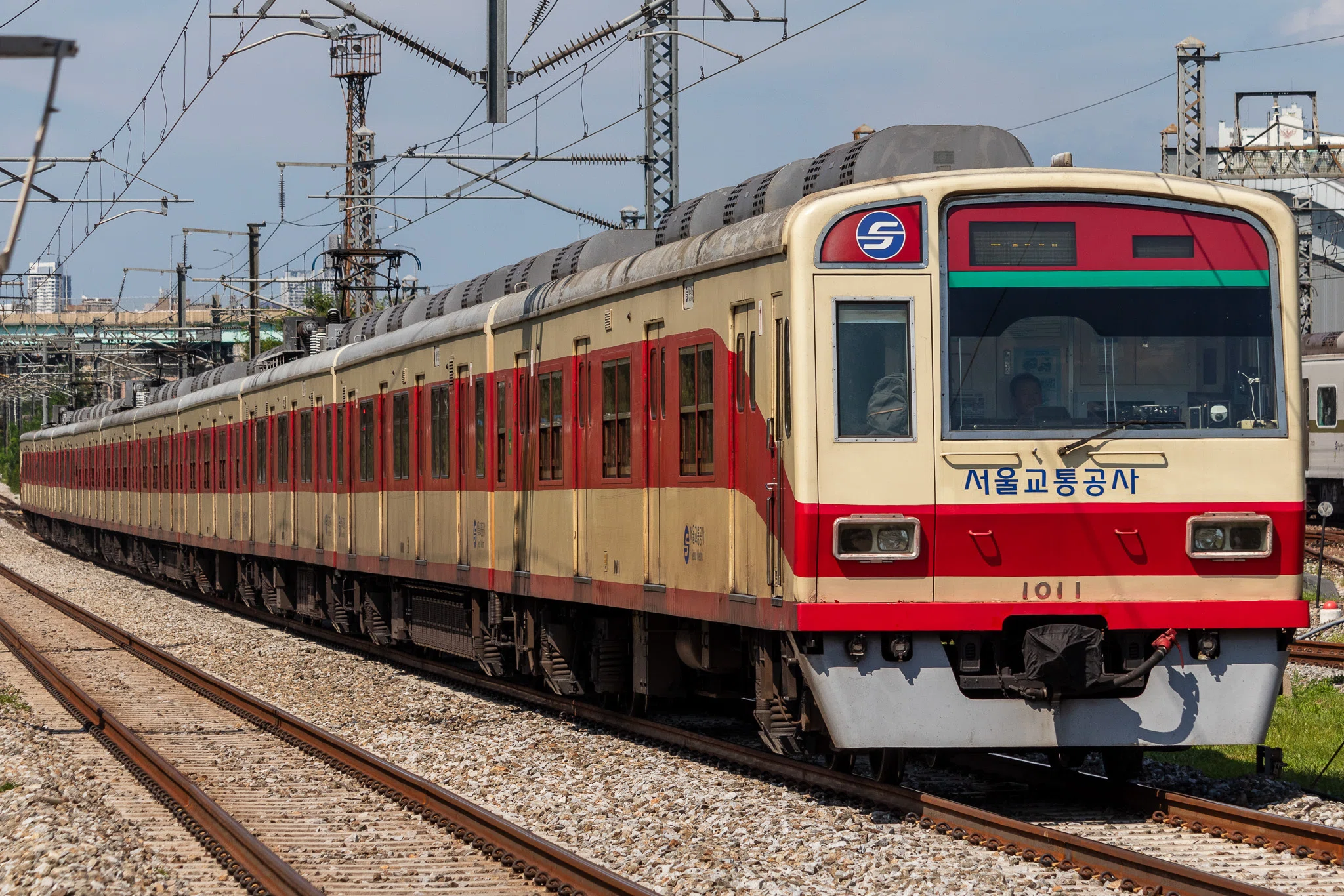 値下げしました】韓国 鉄道 地下鉄 ソウル交通公社 4000系 側面方向幕