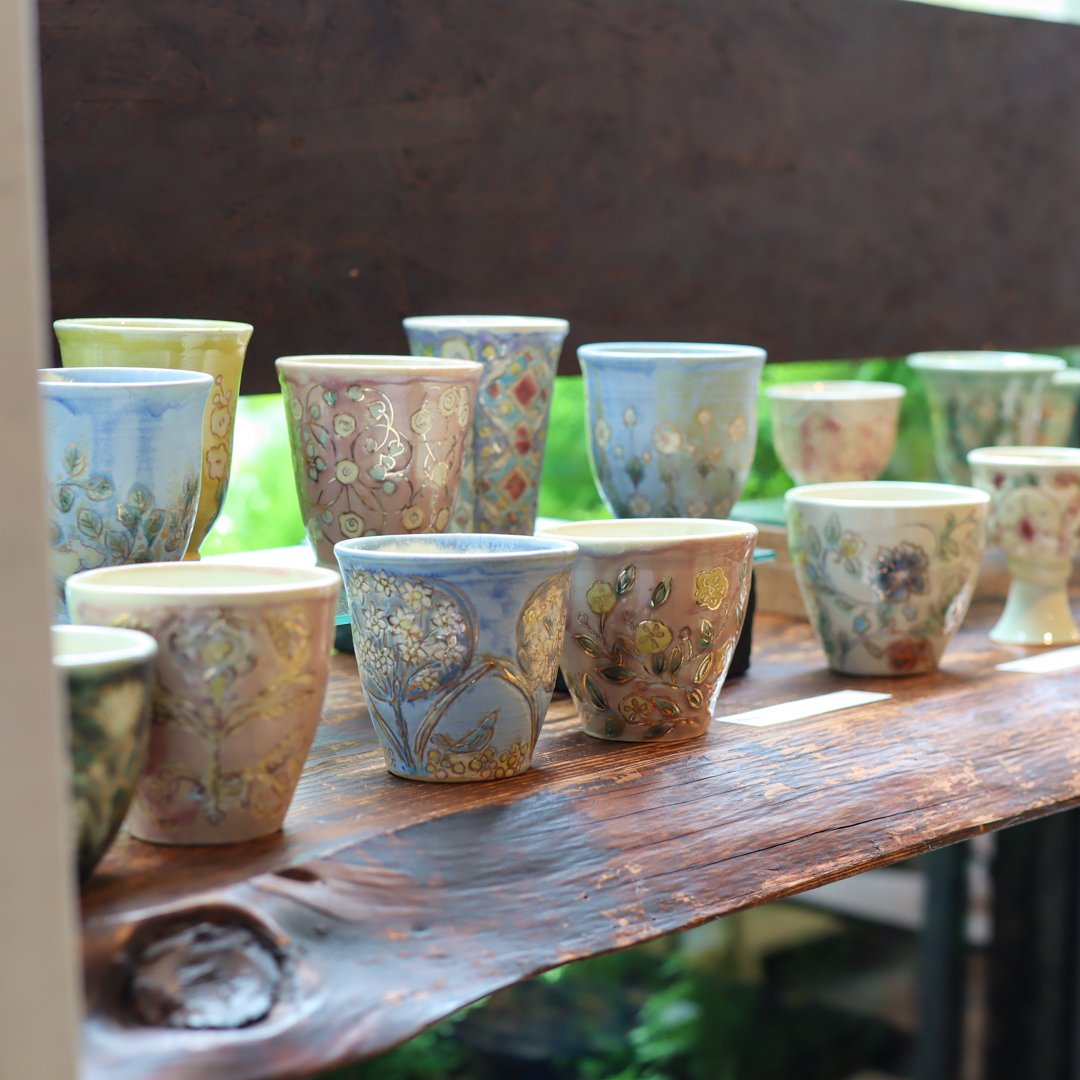 益子焼 陶器ギャラリー｜陶庫】 「喜多里加展」が始まりました。｜陶庫