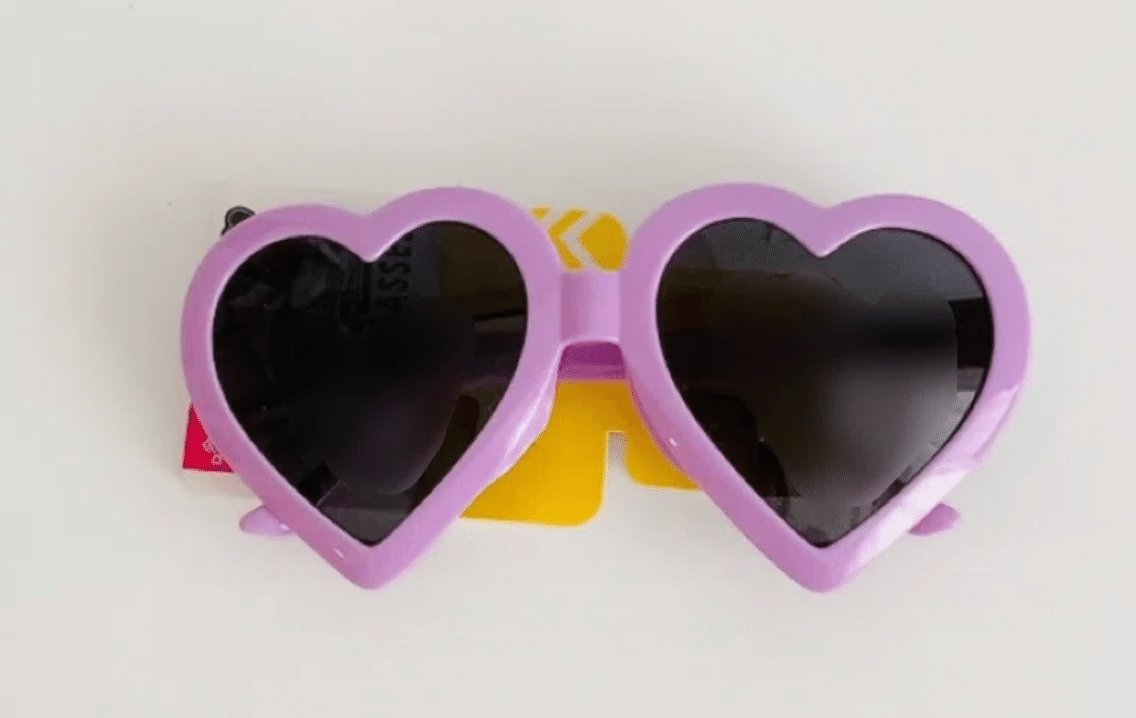 白猫 ハート型サングラス アクリルスタンド