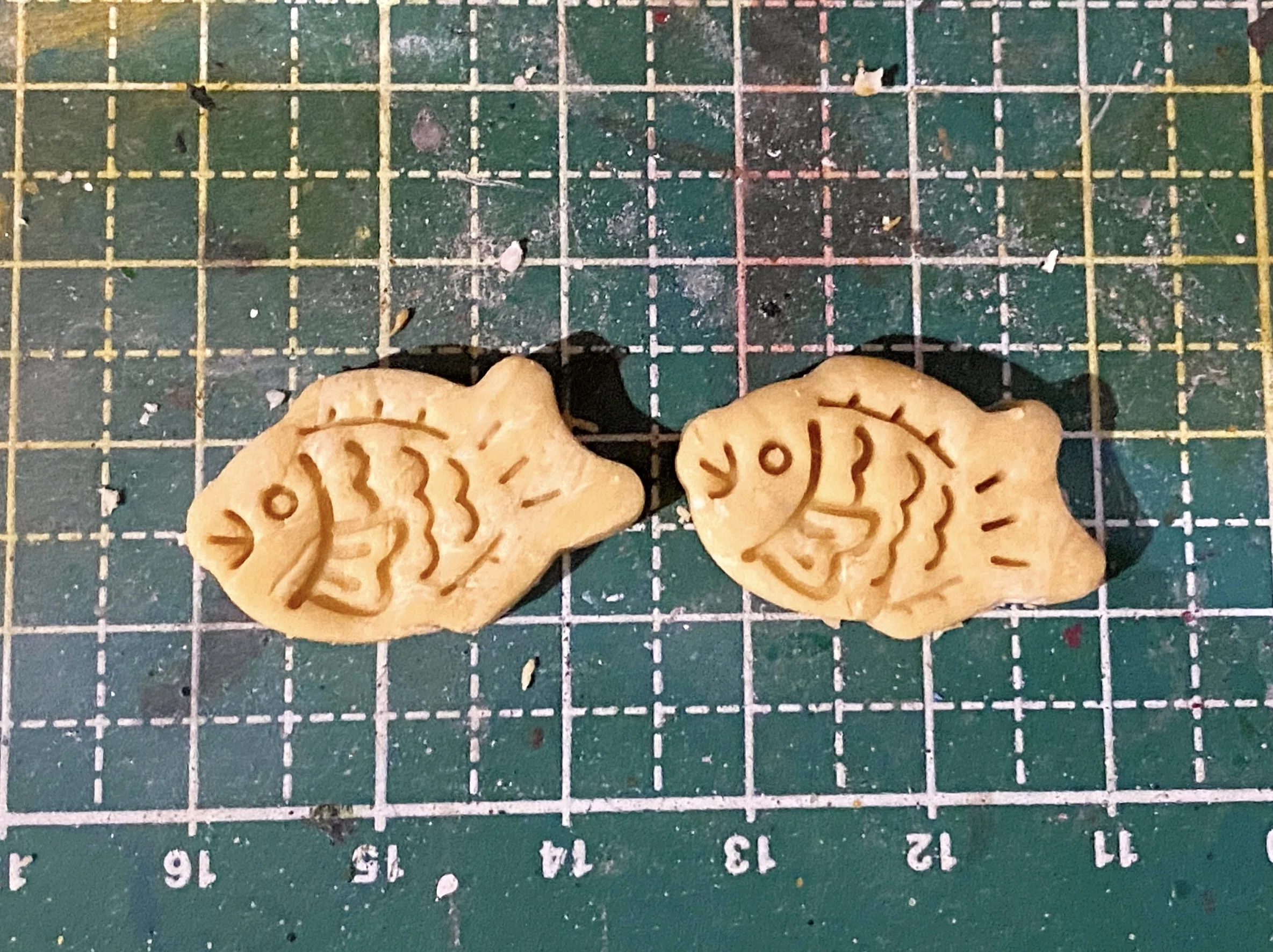 プラモデル・ドール用ミニチュアたい焼きを作る｜nyapoona