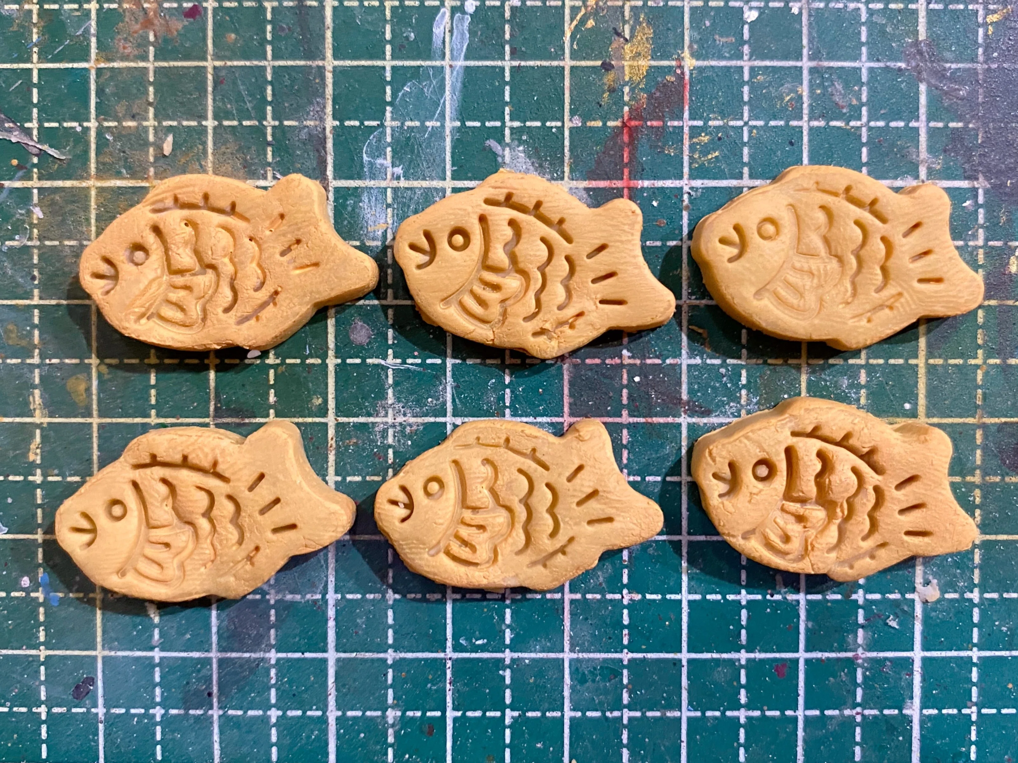 プラモデル・ドール用ミニチュアたい焼きを作る｜nyapoona