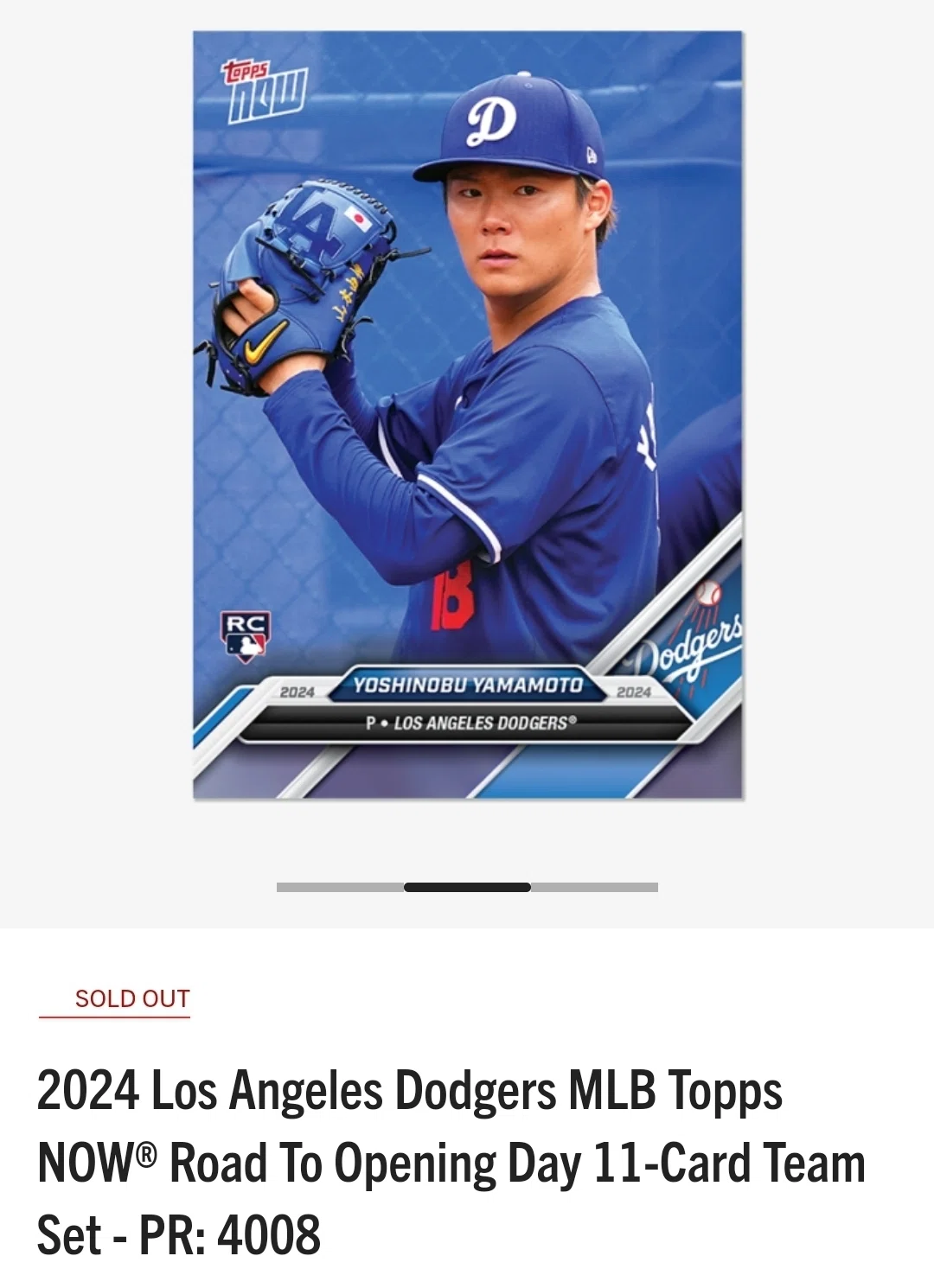 大谷翔平RTODボーナスカード 超レア良センタリング】2024 topps NOW 