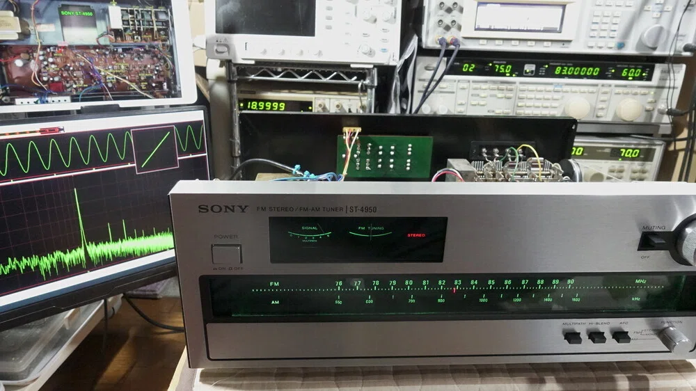SONY ST-4950 修理調整記録3｜BLUESS Laboratory