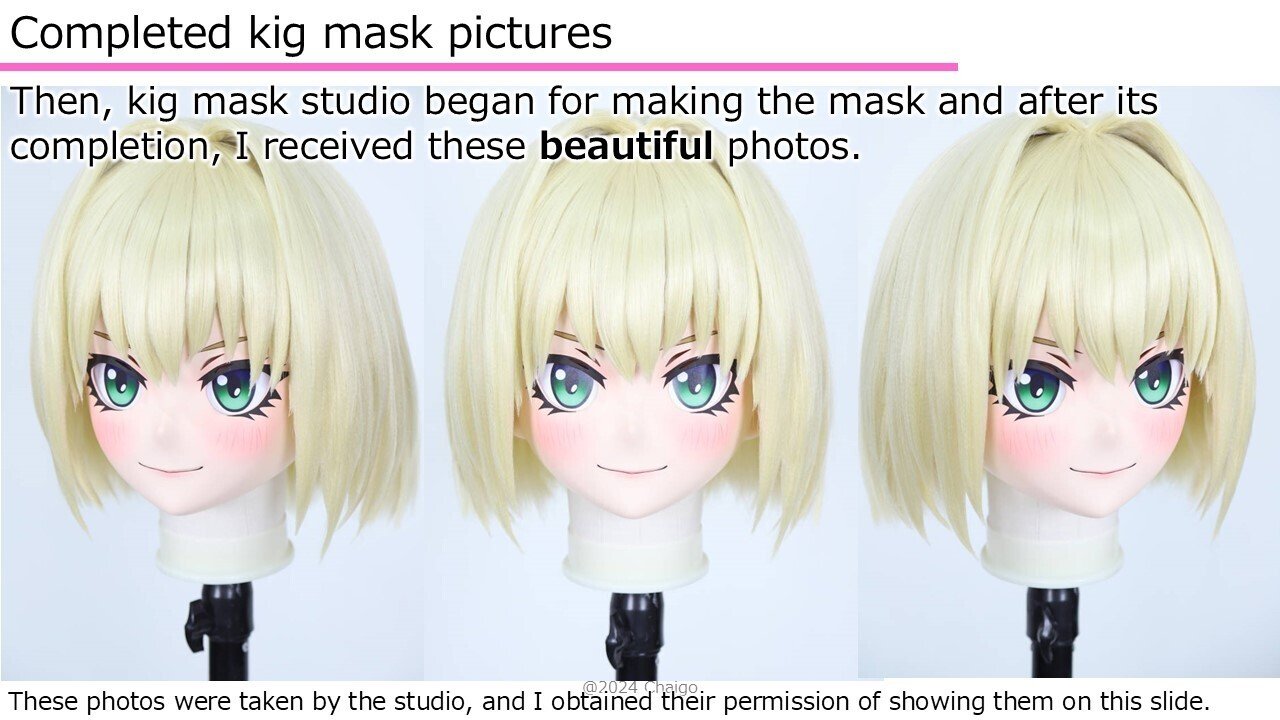 初心者が オリジナル美少女着ぐるみマスク をお迎えする話｜Chaigo