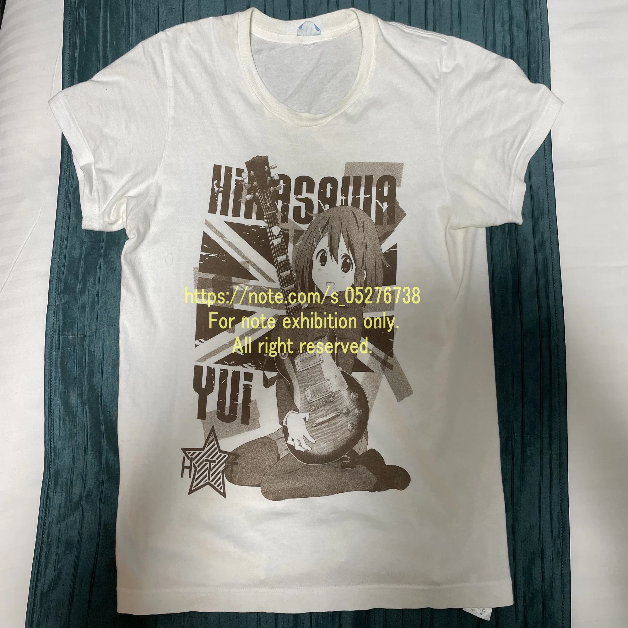 映画「けいおん！」平沢唯のTシャツ｜s_0527｜シャツとキャラと 