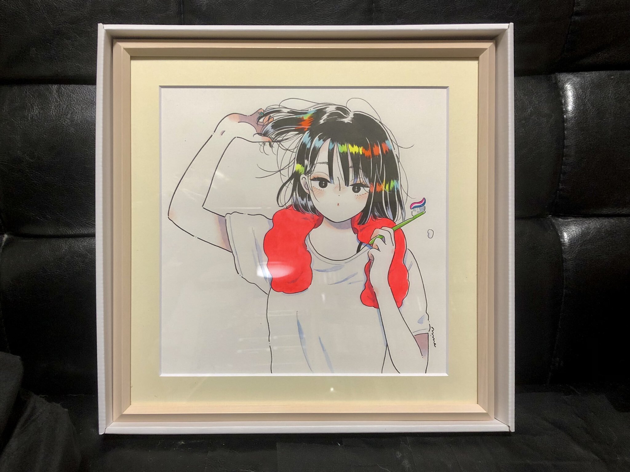 mameさんが描いてくれた、どんべえとの絆｜黒田隆憲