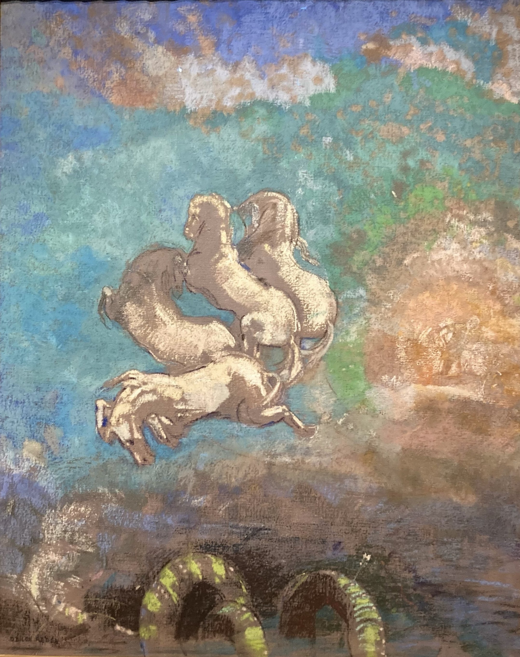ルーブル美術館展で巻頭を飾った天使の絵画 ハンドメイド 少なかれ