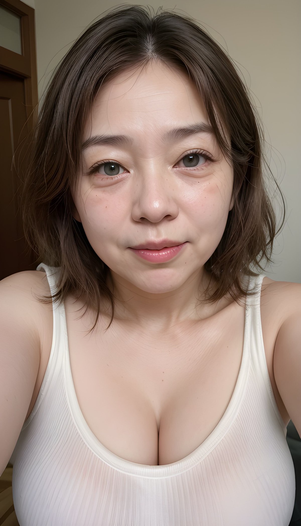 巨乳熟女着衣 熟女AI画像50枚＋サンプル1枚（着衣女性23アラフォー＆アラフィフ＆アラ還）【加工転載自由】｜女性AI画像