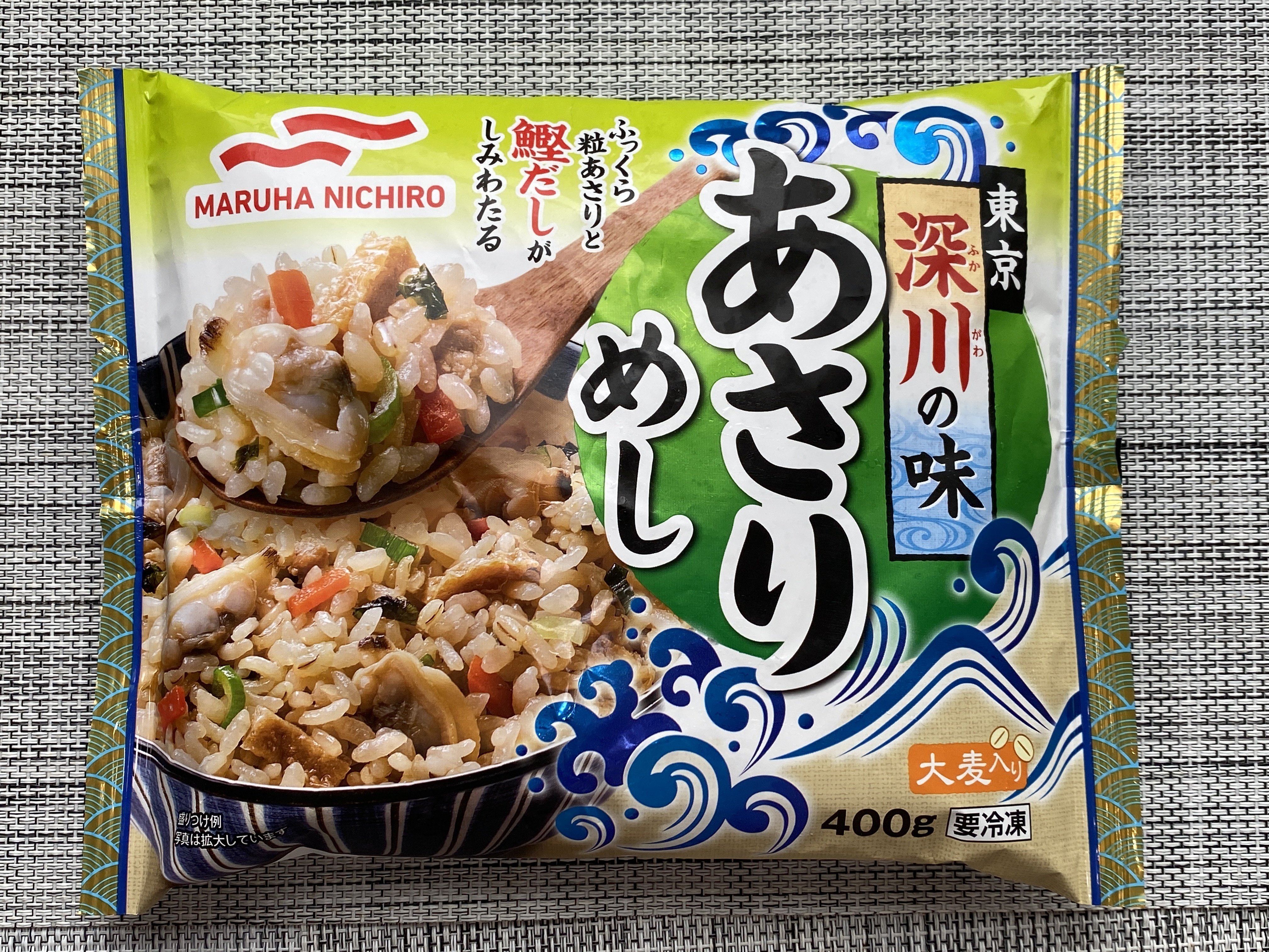 マルハニチロ 東京深川の味 あさりめし 大麦入り 400g×12袋 毎週