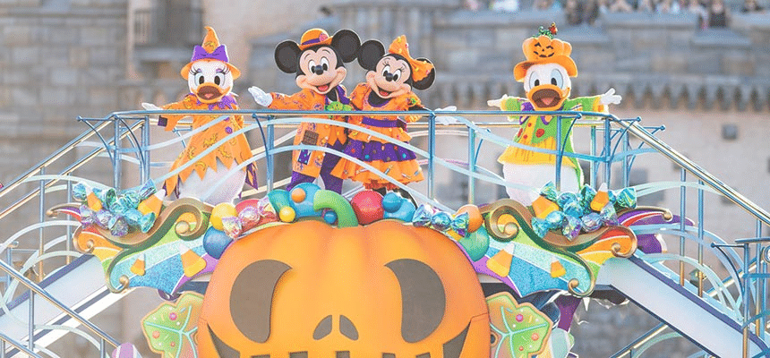 ディズニー ハロウィン スーベニア 5点セット colorful-chocolate-mini-snack-