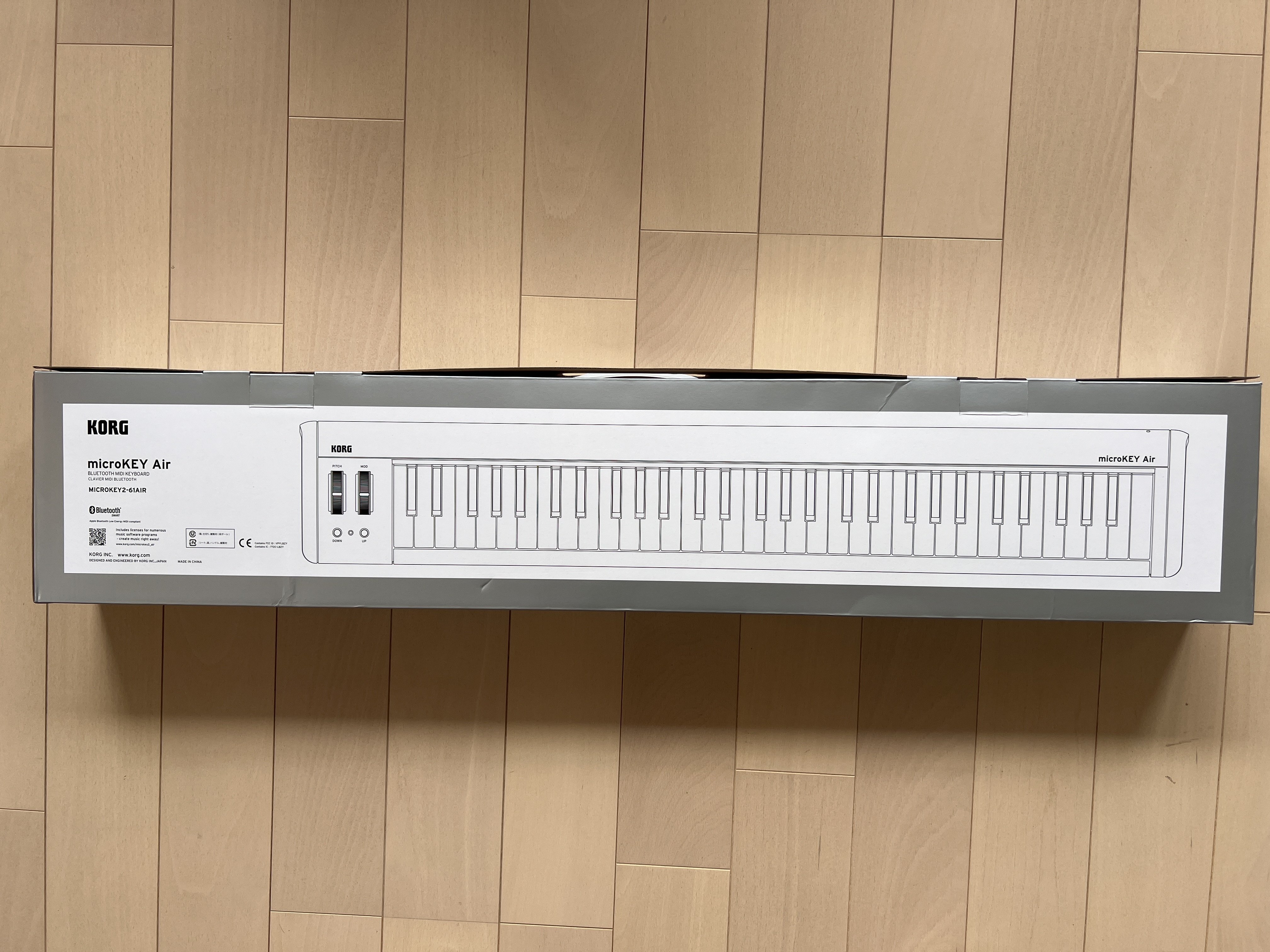 KORG microKEY2 Air 61鍵盤 セットアップから音出しまで ／これ